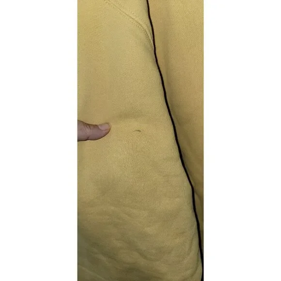 Eddie Bauer Embroidered Logo Fleece Sweatshirt Men’s XL Tan Pullover - Picture 5 of 10